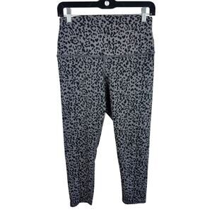 Evolution & Creation The Mia Legging Gray Leopard Skinny Ankle Fit Leggings Sz M
